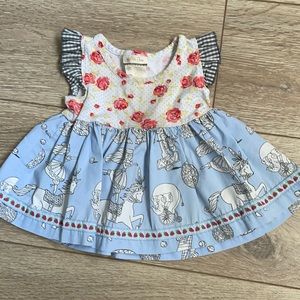 Matilda Jane Circus Floral Print top 12 months